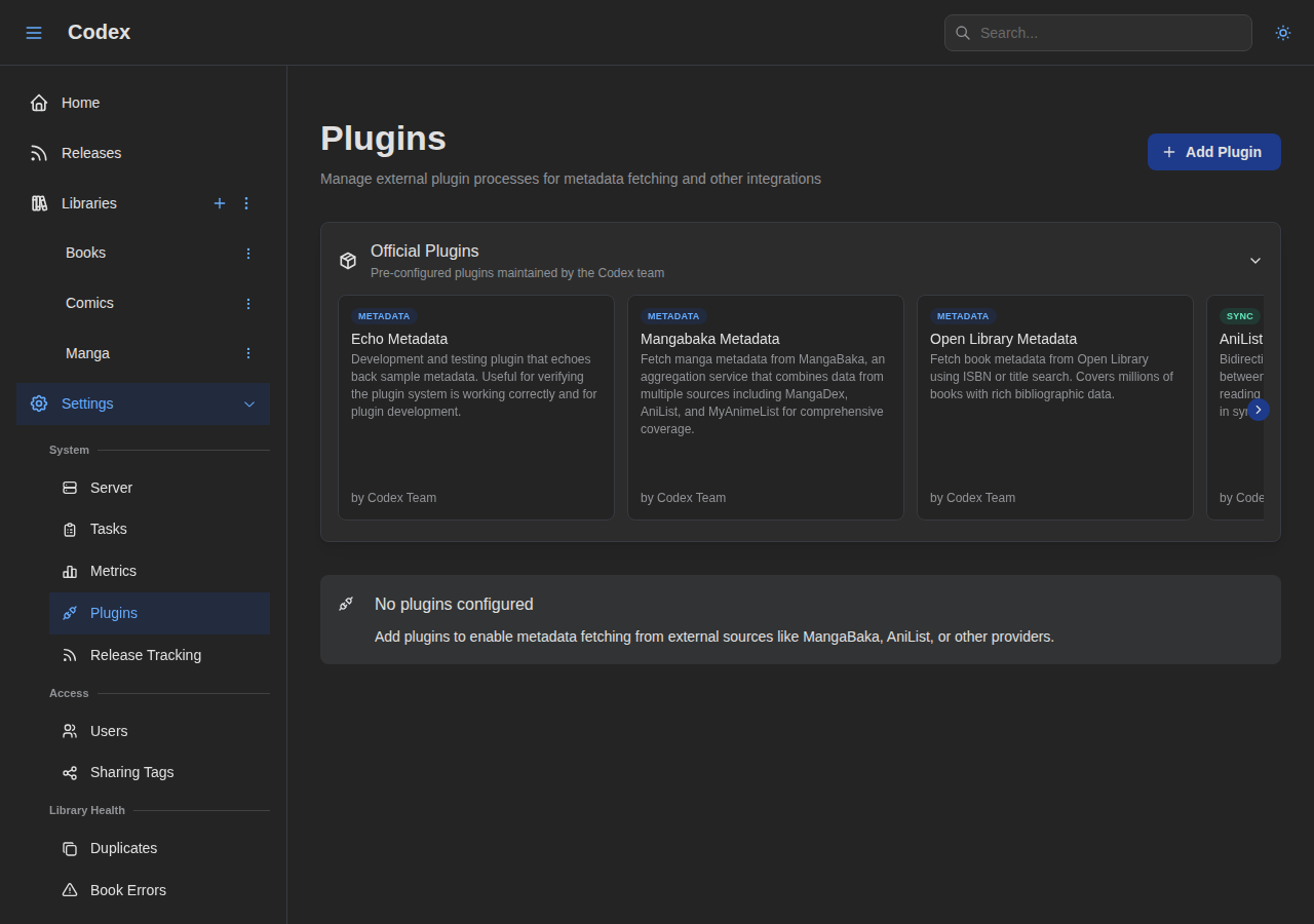 Official Plugin Store